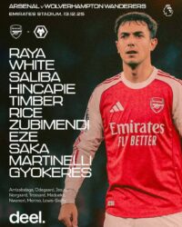 أرتيتا يعلن التشكيل الرسمي لآرسنال لمواجهة ولفرهامبتون في البريميرليج