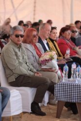 وزير السياحة والآثار يشهد إزاحة الستار عن تمثالين ضخمين للملك أمنحتب الثالث.