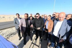 وزير الإسكان يتفقد مشروع طريق محور سفنكس بطول 16كم بمدينة سفنكس الجديدة.