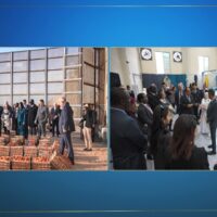 وفداً من السفراء والدبلوماسيين الأجانب لدي مصر لزيارة مركز إصلاح وتأهيل بمدينه العاشر.