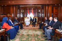 وزير الخارجية يلتقي وزيرة شئون مجلس الوزراء السوداني