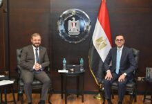 وزير الاستثمار يستقبل وزير الإقتصاد بجمهورية أرمينيا لبحث سبل تعزيز العلاقات الإقتصادية.