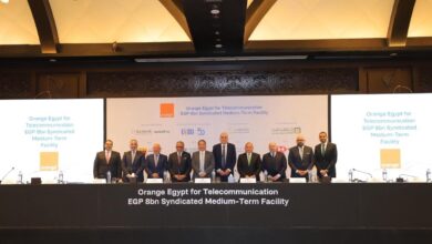 بنكا الأهلي ومصر يشاركان في تمويل مشترك بقيمة 8 مليارات جنيه لصالح أورانج مصر. 