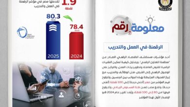  مصر في مؤشر "الرقمنة في العمل والتدريب"