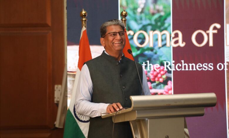 سفير الهند بالقاهرة: السوق المصرية من الأسواق الواعدة للبن الهندي.