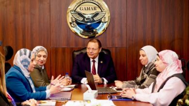 رئيس هيئة الإعتماد والرقابة الصحية يترأس إجتماع اللجنة العليا لاعتماد بنوك الدم.