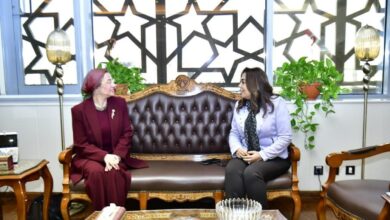 وزيرة التنمية والقائم بأعمال وزير البيئة تستقبل وكيلة السكرتير العام للأمم المتحدة.