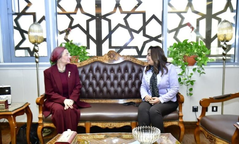 وزيرة التنمية والقائم بأعمال وزير البيئة تستقبل وكيلة السكرتير العام للأمم المتحدة.