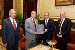 وزير الخارجية يلتقي رئيس مجلس الشيوخ