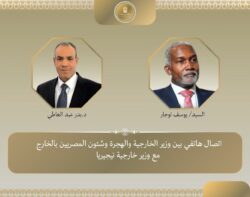 إتصال هاتفي بين وزير الخارجية ونظيره النيجيري