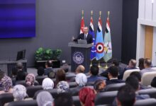 وزير الاتصالات يلتقي بملحقي الدفاع المرشحين للعمل بالسفارات المصرية بالخارج.