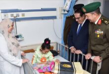 قوات الدفاع الشعبى والعسكرى وطلبة جامعة القاهرة تنظم لمستشفى أبو الريش للأطفال.