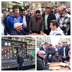 وزير الشباب والرياضة  ومحافظ القاهره يشهدان نهائي دوري القهاوي للطاولة والدومينو. 