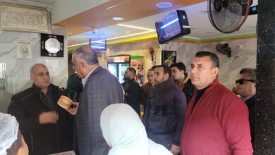 حمله رقابيه تموينيه مكبرة بمدينة بنها وتحرير ٨ محاضر لعدم الاعلان عن الاسعار.