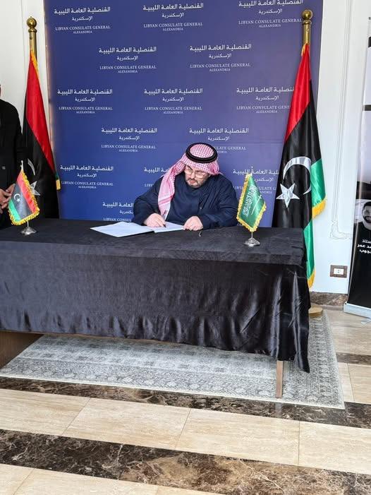 قنصل عام المملكة العربية السعودية بالإسكندرية يقدّم واجب العزاء في وفاة رئيس الأركان الليبي ومرافقيه