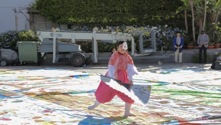 مكتبة الإسكندرية والكشف عن اكبر لوحه مرسومه في العالم