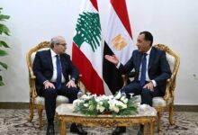 رئيس الوزراء اللبناني نثمن الدعم المصري لإنهاء الاحتلال الإسرائيلي