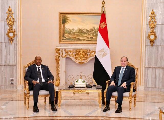 رئيس السوداني يعرب عن شكره لمصر وللرئيس السيسي على موقفهما الداعم للسودان