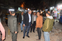 محافظ الغربية في جولة مفاجئة بالمحلة استمرت لما بعد منتصف الليل 