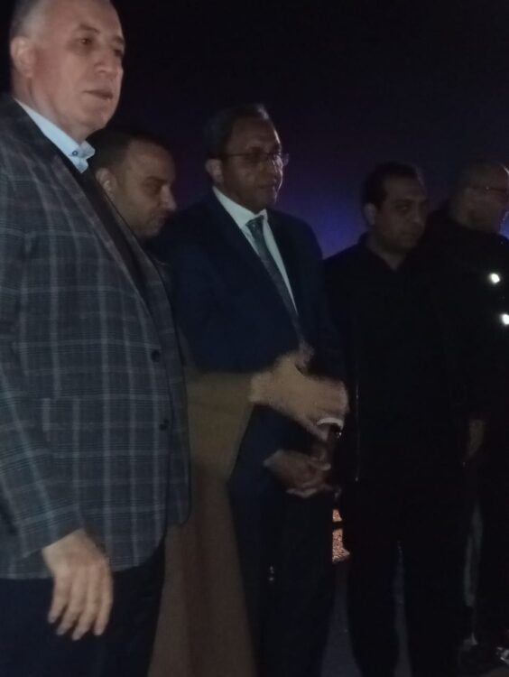 محافظ قنا يتابع حادث انقلاب ميكروباص بالجبلاو