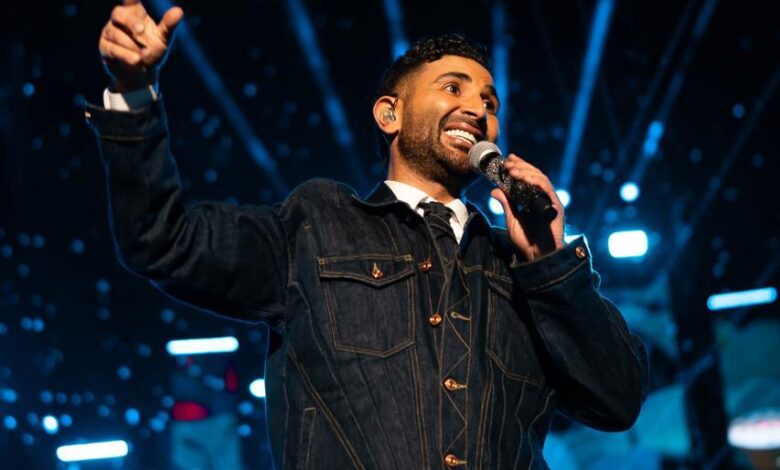  أحمد سعد و بهاء سلطان يحييان حفل استقبال طلاب الأكاديمية العربية باستاد الدفاع الجوي