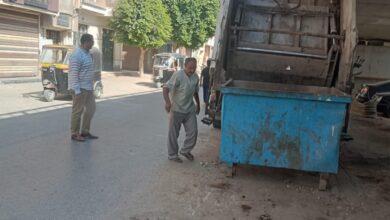 إستمرار جهود قطاع النظافة العامة بالمجالس القروية فى رفع المخلفات والتراكمات بمختلف القرى والنجوع التابعة لها بمركز طهطا