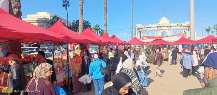 استمرار إقامة أسواق اليوم الواحد بالإسكندرية لتخفيف العبء عن المواطنين