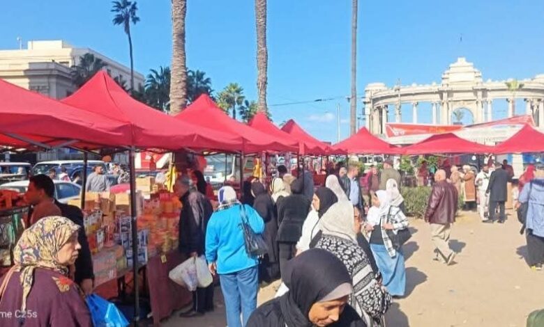 استمرار إقامة أسواق اليوم الواحد بالإسكندرية لتخفيف العبء عن المواطنين