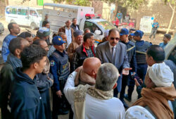 محافظ سوهاج يتفقد مستوى الخدمات المقدمة للمواطنين والوضع العام بالشارع