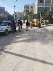 رئيس مدينة المراغة يتابع  سير أعمال رصف شارع النزلة 
