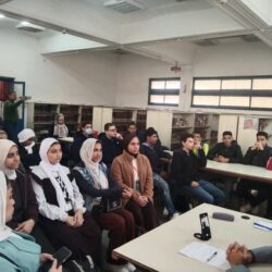 التلوث البيئي ودور التقنية الرقمية ندوات توعوية لطلاب مدراس الغربية