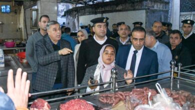 محافظ الإسكندرية يتفقد شارع زين العابدين وسوق الغيط الصعيدي بحي وسط