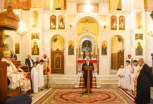 محافظ الإسكندرية يشارك الإخوة الأقباط الكاثوليك احتفالات عيد الميلاد المجيد