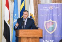 محافظ الإسكندرية يلتقي أعضاء نادي روتاري الإسكندرية سبورتنج في ندوة حوارية