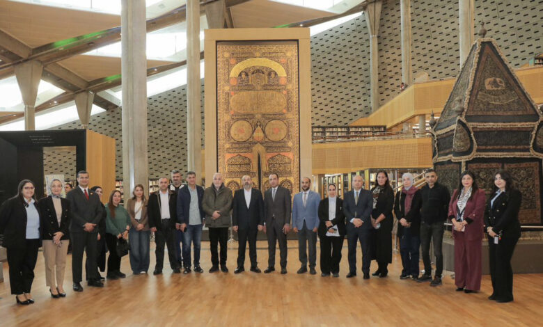 مكتبة الإسكندرية تستقبل النائب العام الفلسطيني في زيارة