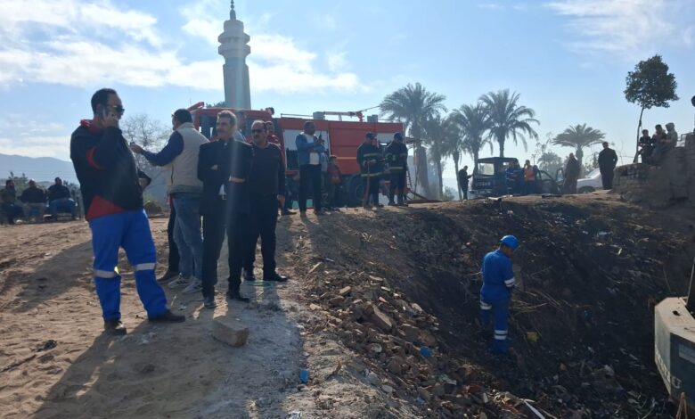 السيطرة على تسرب غاز بخط مواد بترولية في أسيوط