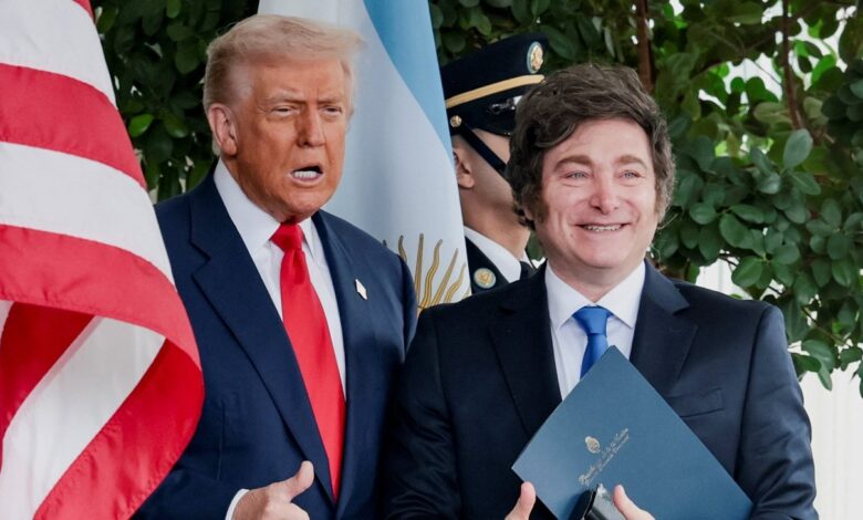 رئيس الأرجنتين يعلن قبول دعوة ترامب للانضمام إلى "مجلس السلام" لإعادة إعمار غزة