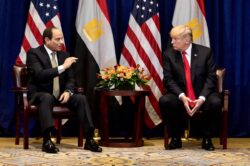 الرئيس السيسي لترامب في دافوس: "لولاك ما توقفت الحرب في غزة