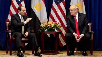 الرئيس السيسي لترامب في دافوس: "لولاك ما توقفت الحرب في غزة