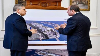  الرئيس السيسي إجتمع اليوم مع السيد الفريق/ أسامة ربيع رئيس هيئة قناة السويس