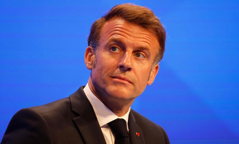 ماكرون: سفينة حاويات تغادر فرنسا متجهة إلى مصر ومحملة بمساعدات إنسانية لسكان غزة