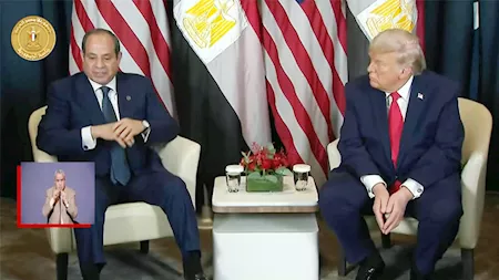 ترامب يؤكد للسيسي في دافوس سد النهضة "لن يوقف تدفق المياه لمصر"