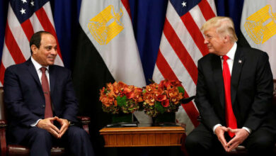 ترامب يشيد بدور الرئيس السيسي في وقف إطلاق النار بغزة