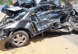 وفاة مدير بإدارة تعليم الهرم ونجله في حادث مروع بالصحراوي الغربي