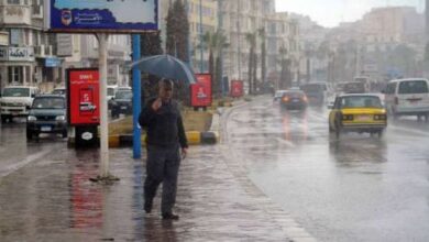 الطقس غدا الأربعاء 14 /1 /2026 جو شديد البرودة وشبورة كثيفة صباحا ورياح ترابية.