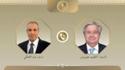 وزير الخارجية يبحث هاتفياً مع جوتيريش إعادة إعمار غزة ووقف إطلاق النار في السودان