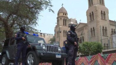حواجز حديدية وشرطة نسائية لتأمين كنائس الجيزة ليلة عيد الميلاد