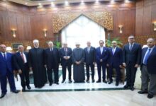 رئيس مجلس الدولة يزور شيخ الأزهر لتهنئته بقرب حلول شهر رمضان المبارك