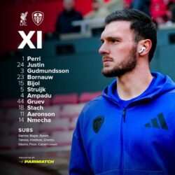 ليفربول يعلن تشكيله الرسمي أمام ليدز يونايتد في الدوري الإنجليزي