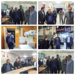 وكيل صحة أسيوط يفاجئ مستشفيات المحافظة في جولة فجرية .